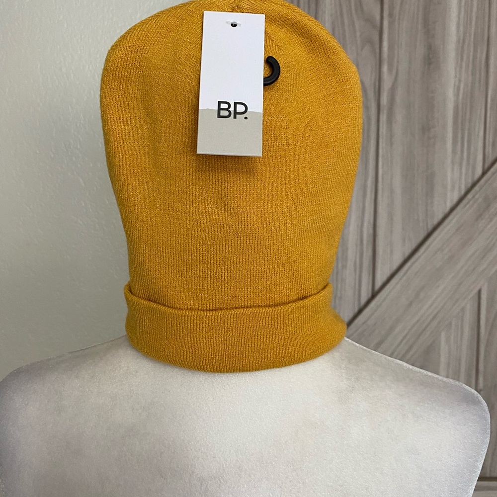 NWT BP Yellow treasure beanie hat